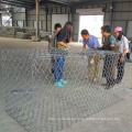 Zinc 270g gabion basket prices gabion cage/ Peru gabion box 5x1x1m galvanized wire mesh manufacturer wholesale